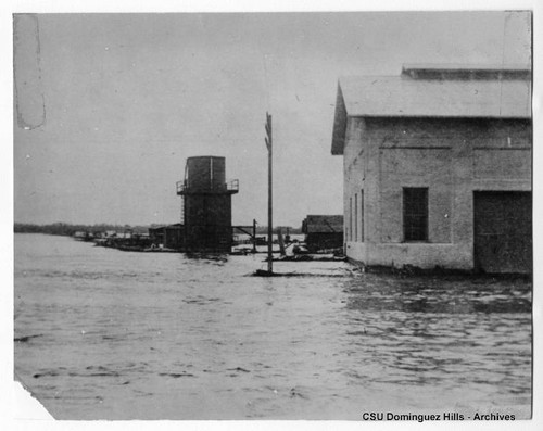 Flood, Dominguez Water Company plant