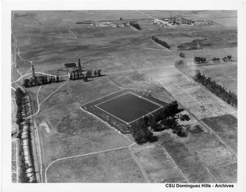 View over Del Amo Reservoir