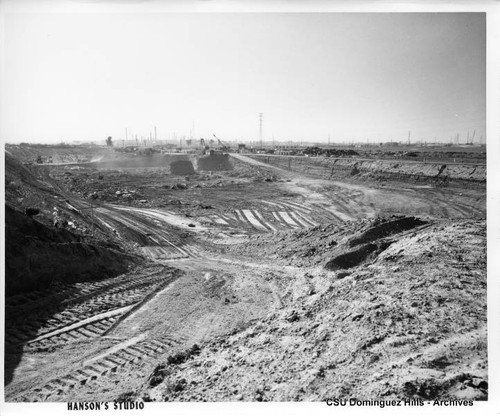 Worksite near dump