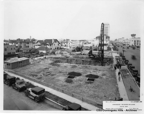 Dominguez-Wilshire Building, Construction