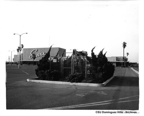 Oil well in parking lot