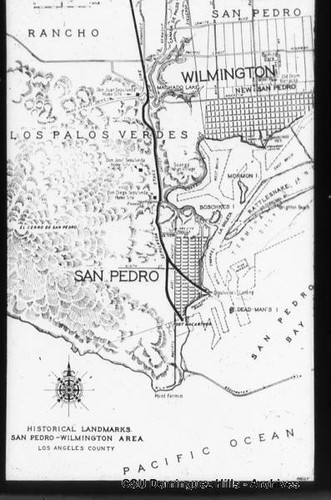 Map of San Pedro Harbor