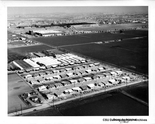 View over Torrance houses