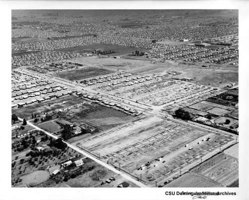 View over Norwalk houses