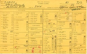 WPA household census for 322 N GRAND, Los Angeles