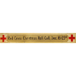 Red Cross Christmas Roll Call (Banner)