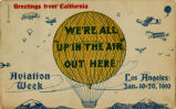 Los Angeles Aviation Week Postcard