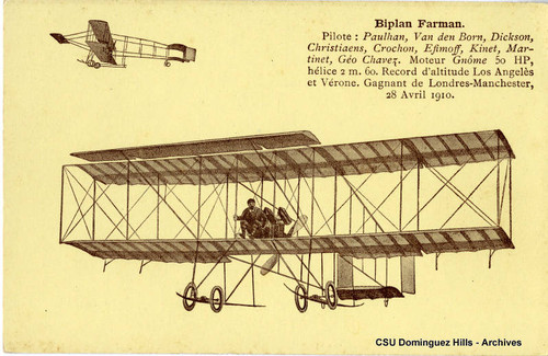 "Biplan Farman"