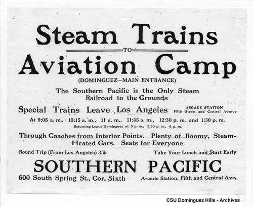 Southern Pacific Railroad advertisement