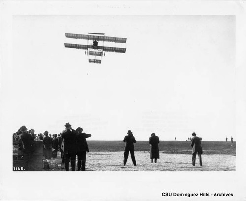 Farman Biplane in flight