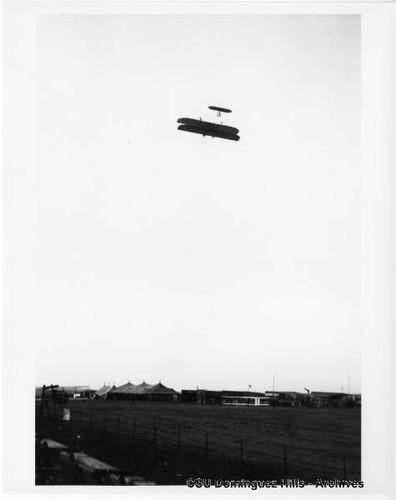 Farman Biplane in flight