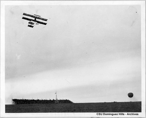 Farman Biplane in flight