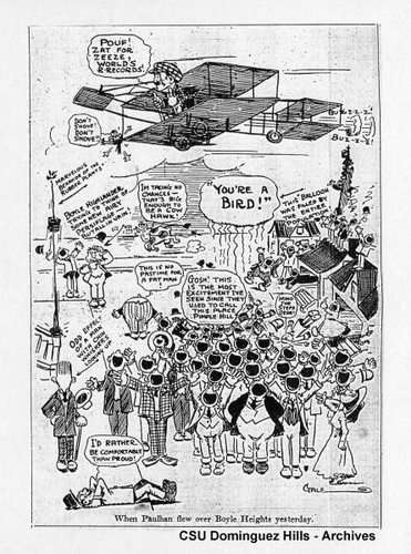 Los Angeles Express cartoon