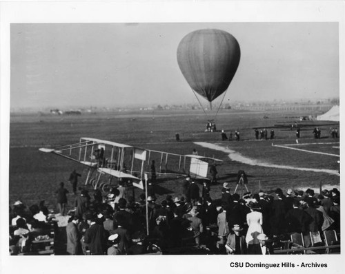 Farman Biplane parked