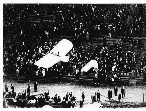 Bleriot Monoplane in flight