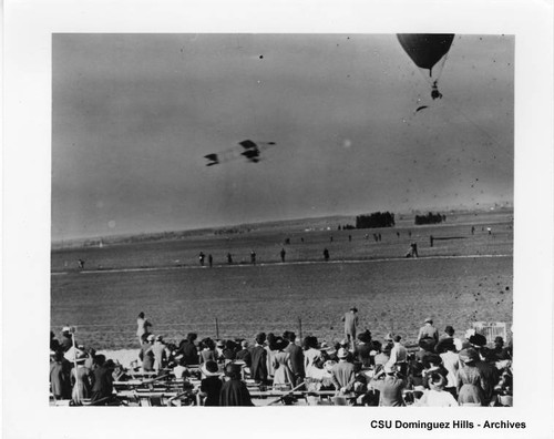 Farman Biplane in flight