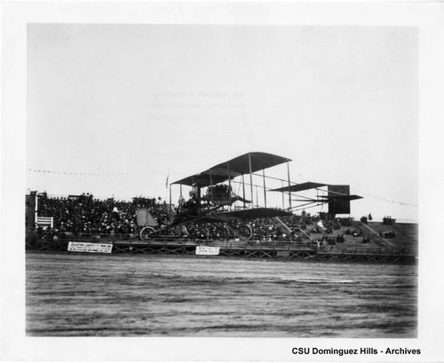 Curtiss Biplane in flight