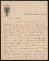 Letter from Bazil Tillson Rozelle, to Edith Rozelle, March 30, 1906