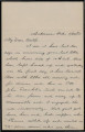 Letter from Bazil Tillson Rozelle, to Edith Rozelle, May 20, 1910