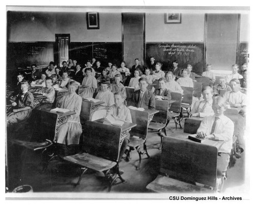 Grades 7 and 8, in classroom