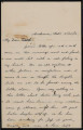 Letter from Bazil Tilson Rozelle, to Edith Rozelle, May 25, 1910