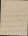 Letter from Bazil Rozelle to his wife