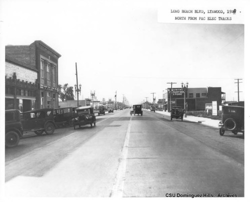 Long Beach Blvd, looking north