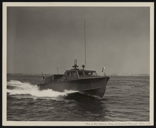 Picket boat in Long Beach Harbor