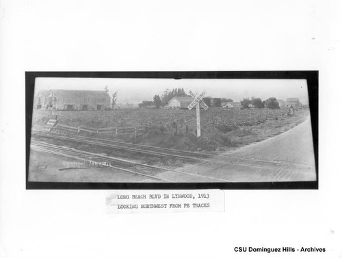 Long Beach Blvd, looking northwest