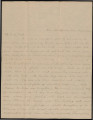 Letter from Bazil Rozelle to his wife