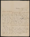 Letter from Cora to Edith Rozelle, January 29, 1889