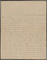 Letter from Bazil Rozelle to his wife