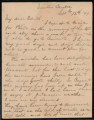 Letter from Sarah Owens, to Edith Rozelle, September 12, 1899