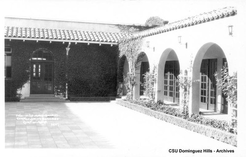 Patio in the music building