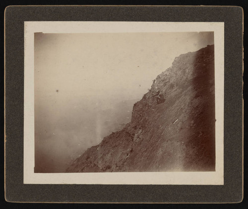 Hunter on Catalina Island hillside