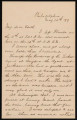 Letter from Sarah Owens to Edith Rozelle, May 14, 1899