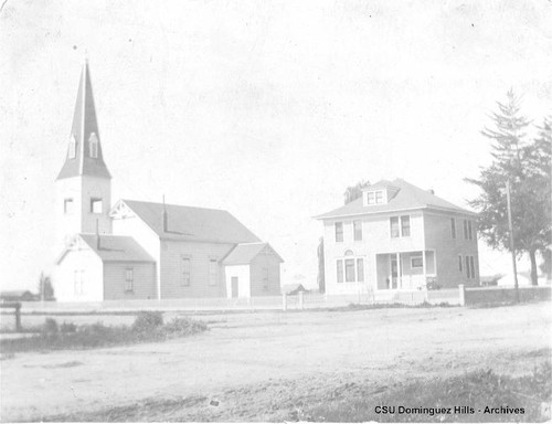 First Methodist Church and parsonage