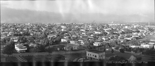 Looking northwest over San Pedro