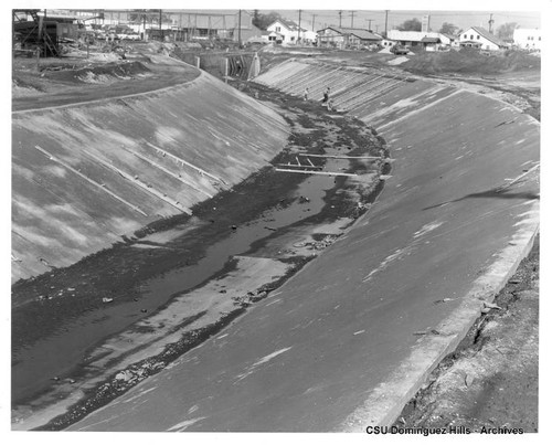 Cementing side of Compton Creek East Branch