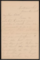 Letter from Fannie Parker Turill to Edith Rozelle