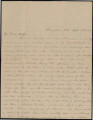 Letter from Bazil Rozelle to his wife