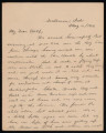 Letter from Bazil Tillson Rozelle, to Edith Rozelle, May 10, 1910