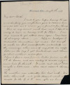 Letter from Sarah Owens to Edith Rozelle, August 9, 1898