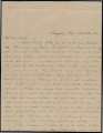 Letter from Bazil Rozelle to his wife