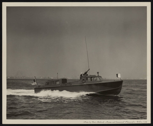 Picket boat in Long Beach Harbor