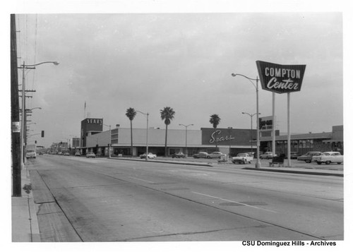 Compton Center with Sears — Calisphere