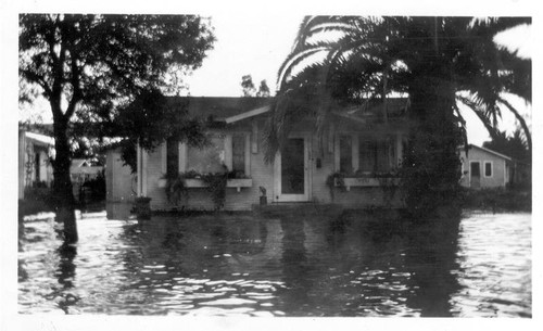 Flooded home