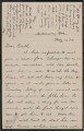 Letter from Bazil Tillson Rozelle, to Edith Rozelle, May 12, 1910