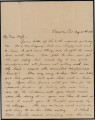 Letter from Bazil Tillson Rozelle, to Edith Rozelle, August 27, 1899