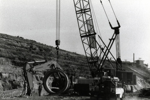 crane at a construction site